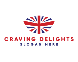 Great Britain Flag logo design