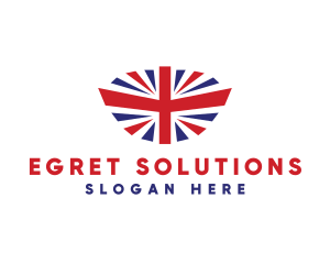 Great Britain Flag logo design