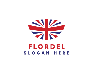 Great Britain Flag logo design