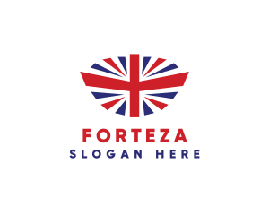 Great Britain Flag logo design