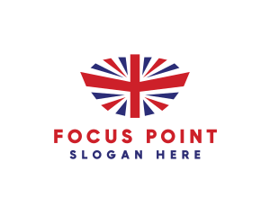 Great Britain Flag logo design