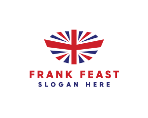 Great Britain Flag logo design