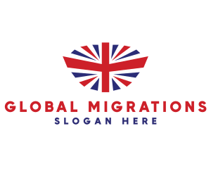 Great Britain Flag logo design