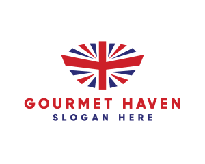 Great Britain Flag logo design