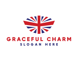 Great Britain Flag logo design