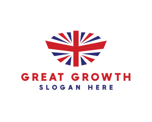 Great Britain Flag logo design