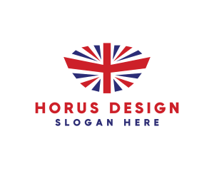 Great Britain Flag logo design