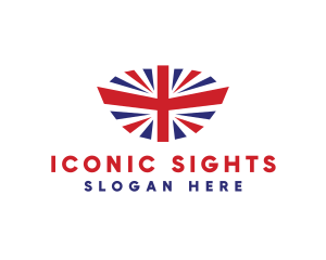 Great Britain Flag logo design