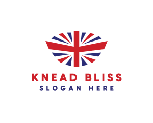 Great Britain Flag logo design