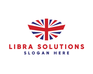 Great Britain Flag logo design