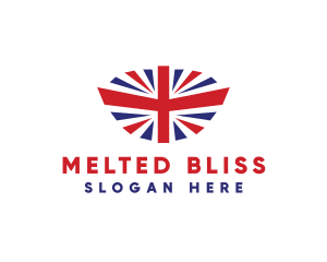 Great Britain Flag logo design