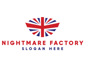 Great Britain Flag logo design