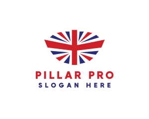 Great Britain Flag logo design