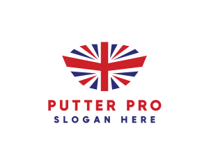 Great Britain Flag logo design