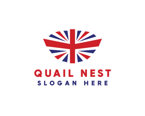 Great Britain Flag logo design