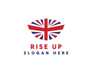 Great Britain Flag logo design