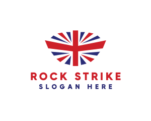 Great Britain Flag logo design