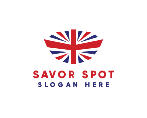 Great Britain Flag logo design