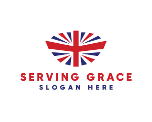 Great Britain Flag logo design