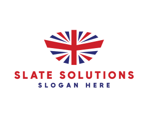 Great Britain Flag logo design