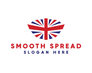 Great Britain Flag logo design