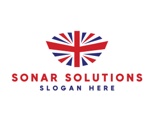 Great Britain Flag logo design