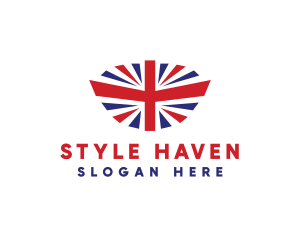 Tourism United Kingdom Flag logo design