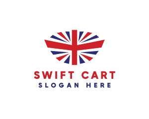 Great Britain Flag logo design