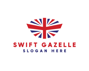 Great Britain Flag logo design