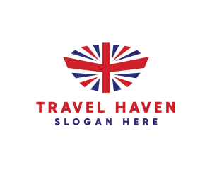 Tourism - Tourism United Kingdom Flag logo design