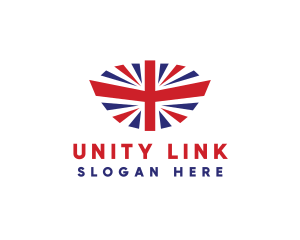 Great Britain Flag logo design