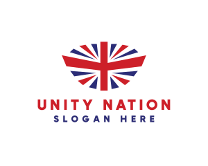 Great Britain Flag logo design