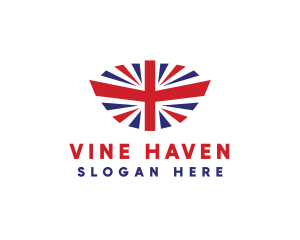 Great Britain Flag logo design