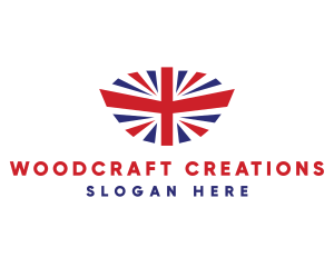 Great Britain Flag logo design