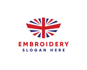 Great Britain Flag logo design