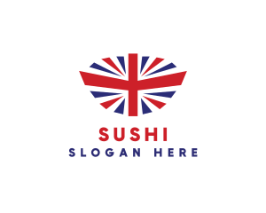 Great Britain Flag logo design