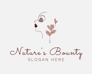 Natural Face Beauty  logo design