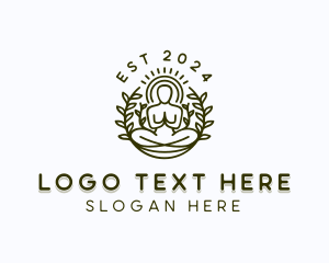 Yogi - Zen Leaf Yoga logo design