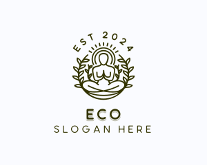 Healty - Zen Leaf Yoga logo design