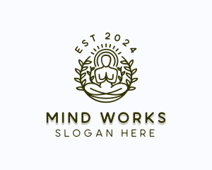 Zen Leaf Yoga logo design