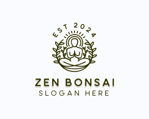 Zen Leaf Yoga logo design