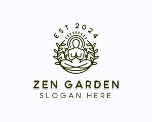 Zen Leaf Yoga logo design