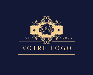 Bistro - Chef Baker Toque Restaurant logo design