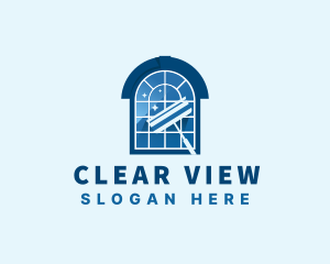 Window Wiper Cleaning logo design