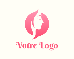 Relaxation - Pink Facial Spa logo design