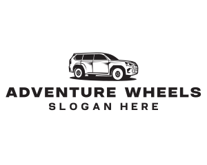 4wd - Auto Vehicle SUV logo design