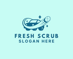 Scrub - Car Sponge Wash logo design