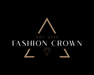 Minimalist Elegant Fashion Diamond logo design