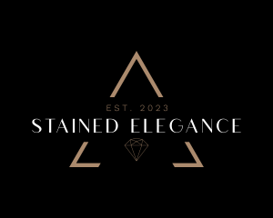 Minimalist Elegant Fashion Diamond logo design