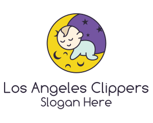 Evening Sleeping Baby Logo